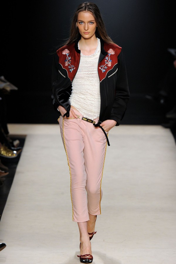 Isabel Marant Lindsey embroidered sateen jacket A/W 2012-13 collection
